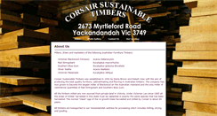 Desktop Screenshot of corsairsustainabletimbers.com.au